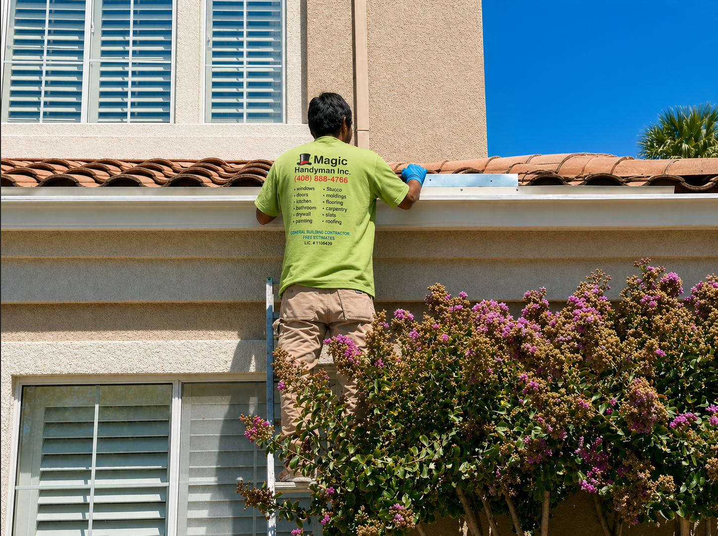 Handyman at work
